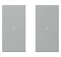 Wippe_2t Schalt/Dimm System M alu mt Kontrollfenster/Lichtauslass
