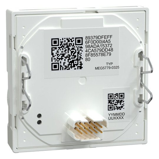 Raumtemperaturregler UP Zigbee akws glz aktivweiß Bedienelement m.Display