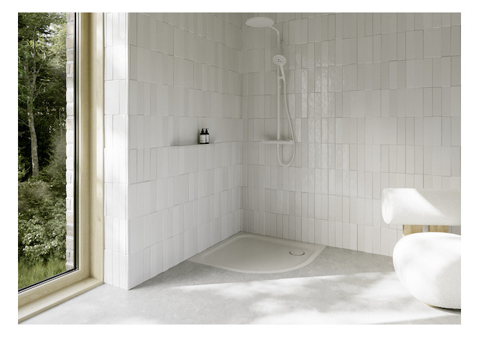 Duschwanne BetteCorner 5459 100x100x3,5cm, flax