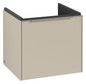 V&B Waschtisch-Unterschrank Subway 3.0 47,3x42,9x40,8cm, ohne LED/Griff Aluminium glänzend, cashmere grey