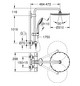 GROHE Duschsystem Euphoria 310 mit AP-Thermostat, Wandmontage, warm sunset