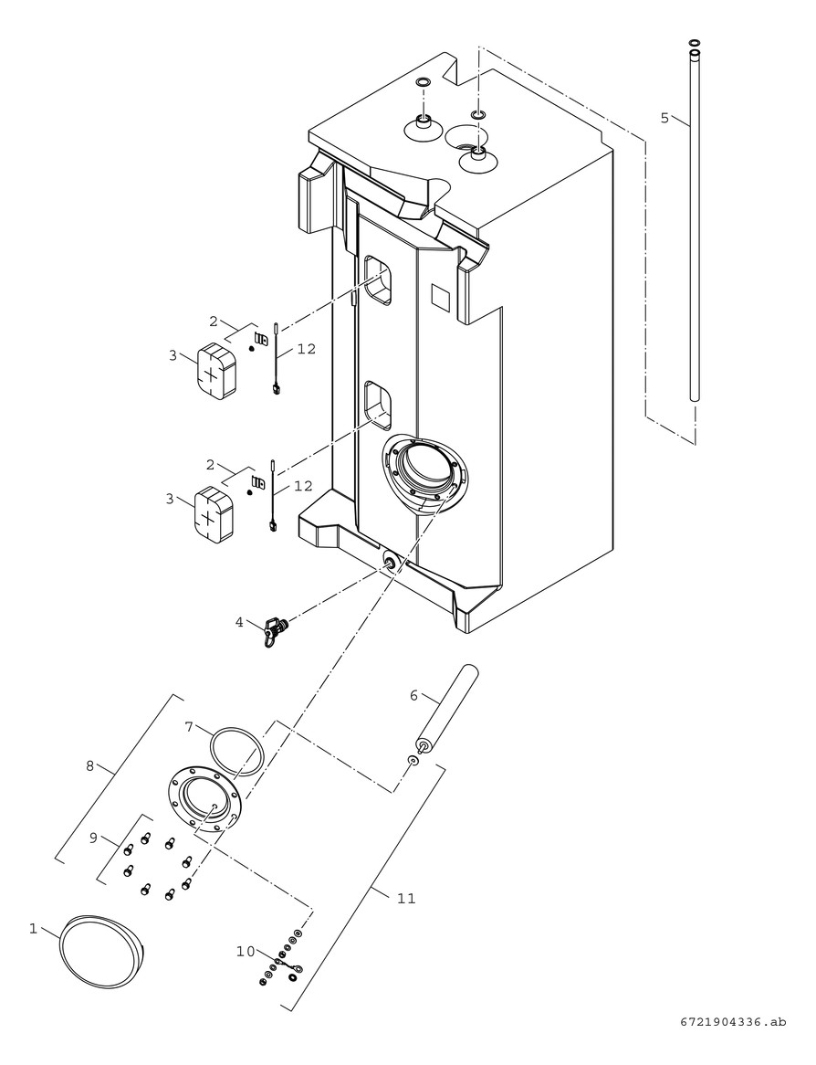 BOSCH Luft-Wasser-Wärmepumpe 6800i AW Compress CS6800iAW 12 M