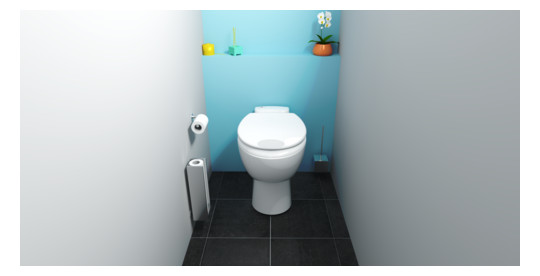 SFA WC-Sitzerhöhung Sanifix für Sanicompact Pro