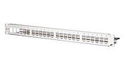 Modulträger 24Ports 1HE Cat6A Schirm edst 19Zoll-Einbau 43,6x482,6x100mm