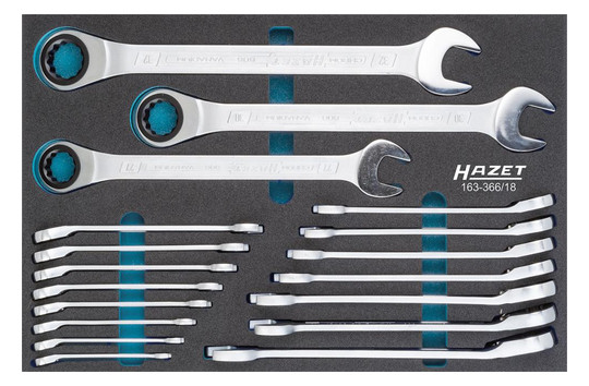 HAZET-Werkzeugmodul 163-366/18 - Ratschenschlüssel