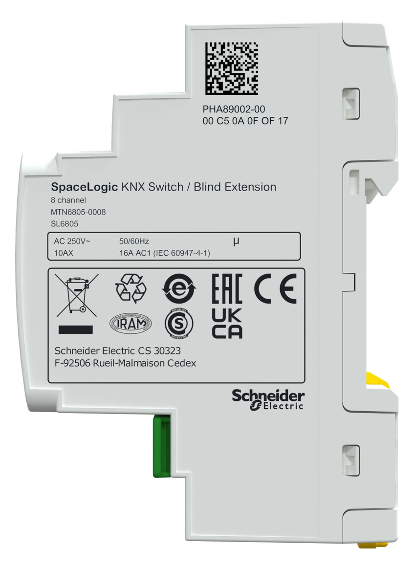 Jalousieaktor KNX REG 8f 16A Schalten Funktion Schalten