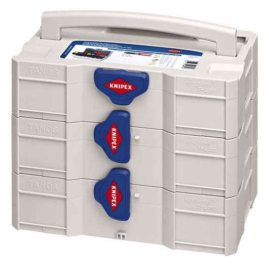 Sortimentskasten leer 170x171x67mm m.Griff m.Tragegriff