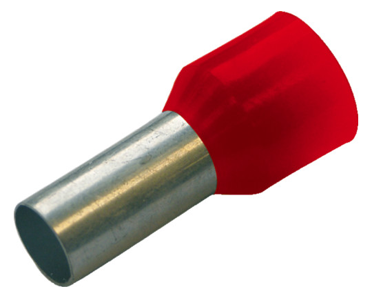 Haupa isolierte Aderendhülse 1/8 rot 