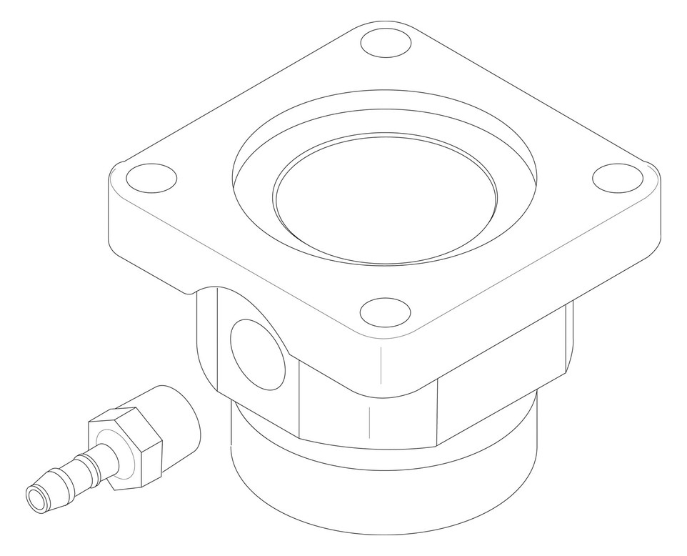 BOSCH Ersatzteil TTNR: 8738804980 Flansch VR4615 everp