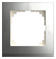 Rahmen 1f edst/alu mt M-Pure Decor Metall edelstahl/aluminium f.GEB-K