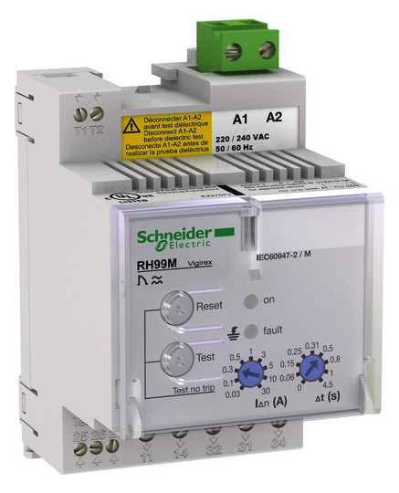 FI-Meldeeinrichtung 220-240V AC f.Drehstrom max.Ansp=4,5s