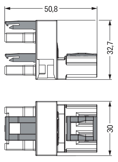 H-Verteiler PA Serie 770 3Eing 3p 6Ausg Polyamid (PA) 250V 25A IP20 hfr 85°C
