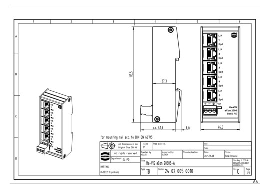 HART unmanaged Switch        24020050010 