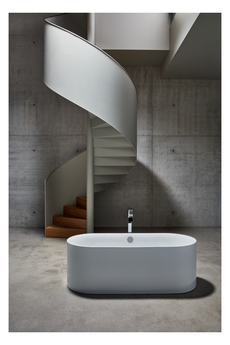 Badewanne BetteLux Oval Silouette-3465 violett, 170x75x45cm, freistehend