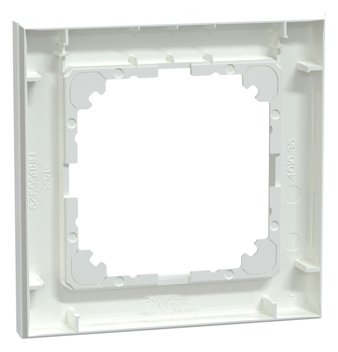 Rahmen 1f akws glz M-Pure Kst f.GEB-K aktivweiß Unterputzmontage Thermopl Rahmen 1f akws glz M-Pure Kst f.GEB-K aktivweiß Unterputzmontage Thermopl