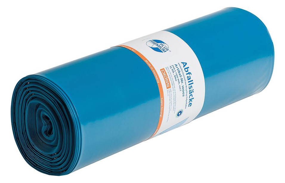 Bild Müllsack 120 l blau LDPE Superstark - DEISS-0