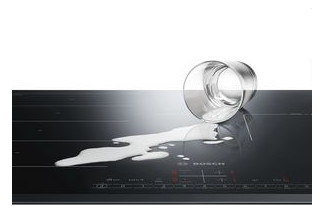 Glaskeramikfeld autark Alu Zweikreisz 306x527mm