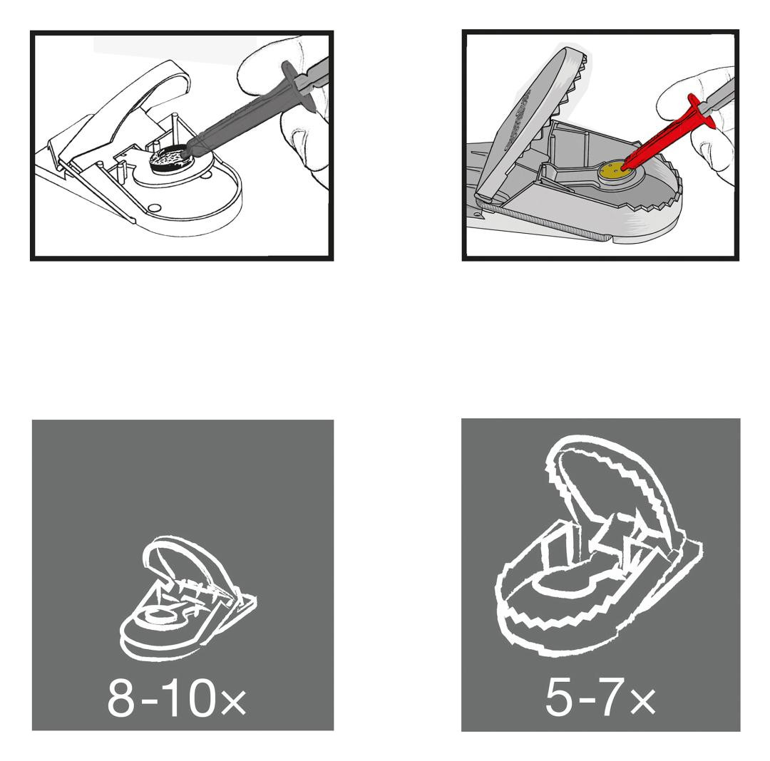 Bild Ersatzköder Spritze für Ratten-/ Mausefal le SuperCat 2x 3g Swissinno Solution-5