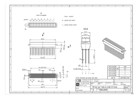 HART HARTING DIN 41612-F48FW 09062486821 