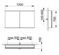 KEUCO Spiegelschrank Royal Modular 2.0 1200 x 700 x 160 mm, 2 Steckdosen, Wandvorbau, 2 Türen, beleuchtet