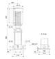 Grundfos Kreiselpumpe CRNE 1 HS 1-23, P Anschluss, 6 kW, 3x 380-500 V, vertikal