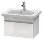 Duravit Waschtisch-Unterschrank Compact DuraStyle 58 x 36,8 cm, Eiche schwarz, 1 Auszug