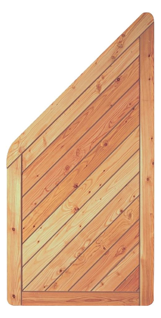 Bild SKAGEN-Serie Lärche ECKE 90 x 180/90 cm Rahmen 44/88 mm, Profilbretter 18/125 mm - n.a.-0