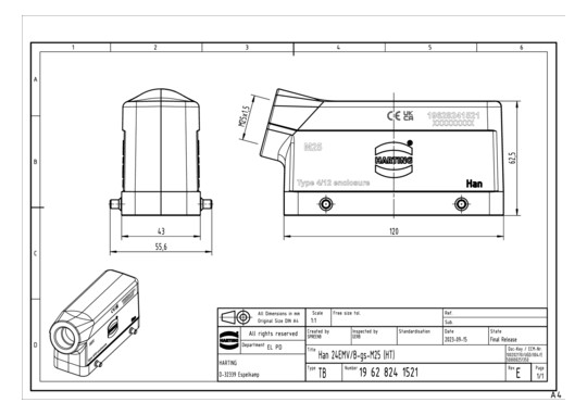 HART Gehäuse M25 19628241521 19628241521 