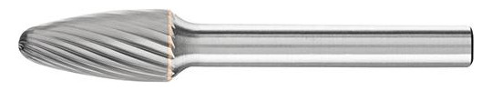 PFERD-HM-Frässtift Rundbogen RBF - 10x20mm, Z3,...