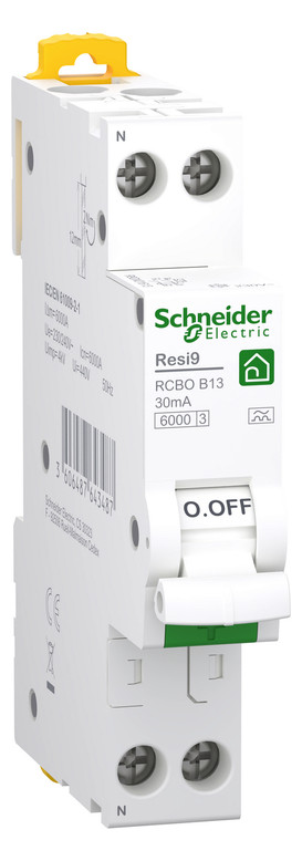 FI/LS-Schutzschalter B13 1p+N 0,03A A 6kA 1TE 1p 230V
