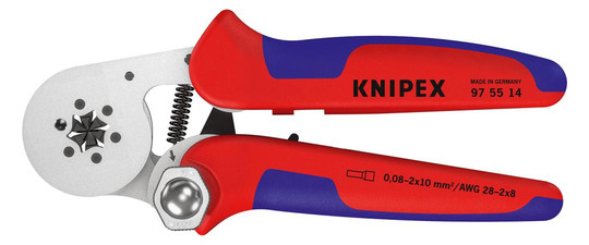 KNIPEX-Crimp-Hebelzange für Aderendhülsen...
