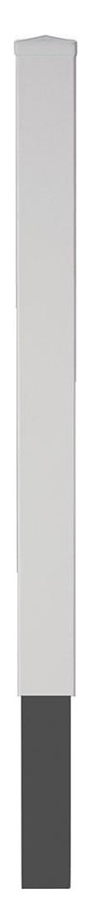 Bild LIGHTLINE KS Pfosten weiß 9 x 9 x 240 cm, zum einbetonieren inkl. Pfostenkappe - n.a.-0