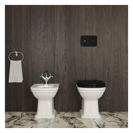 Ideal-Standard WC-Sitz Calla MDF, Scharniere Edelstahl, Softclosing, schwarz