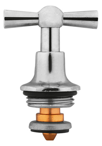 ASW KNEBELGRIFF-OBERTEIL 3/8, CHROM