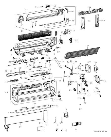BOSCH Klimagerät CLC8001i-W 25 E, Split Inneneinheit, 2,5 kW, Coanda Air Flow