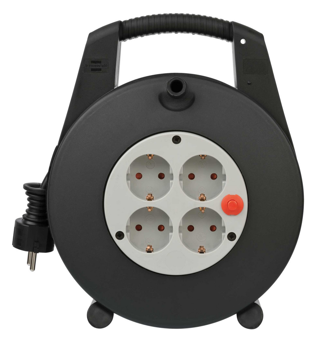 Kabeltrommel Kst 15m H05VV-F 3x1,5mm IP44 4xSteckdosen m.Tragerahmen
