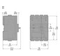 Leistungsschalter 50A 4p 20-50A/In IP40 Einb Festeinbau Schraub