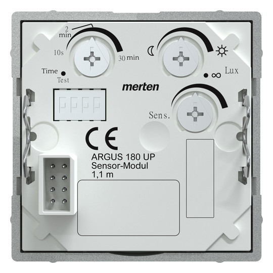 Bewegungsmeldersensor UP System M UP 180° alu 1,1m IP20 Konstantlichtregelung