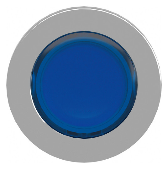 Drucktaster Front 1f bl bel.b Ø30,5mm rnd Geeignet für Beleuchtung IP66