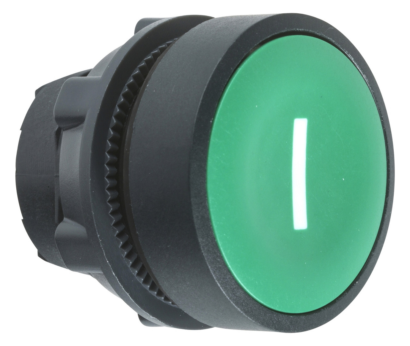 Drucktaster Front 1f gn Ø22,5mm rnd IP66 Tastend