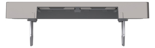 Zentralplatte USB 2f System Design ni Klemmbef m.Beschr.Feld