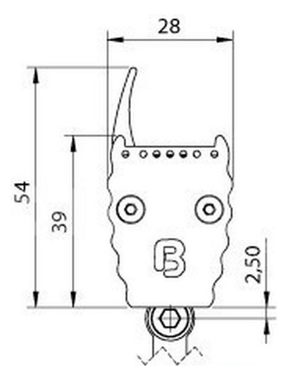 LED-Anbaustrahler 36W BERgamo 3000K Konv 3760lm 1LED Alu IP30 al mt Direktans
