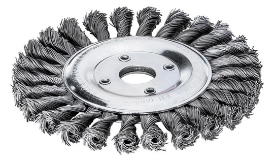 LESSMANN-Zopf-Rundbürste, Stahldraht 0,5mm - 115mm,...