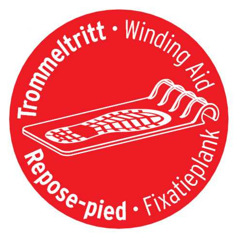 Zubehör Steckvorrichtung sw Trommeltritt