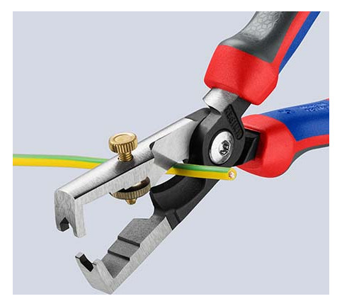 Abisolierzange isol 0-10qmm 2Komp m.Drahtschneid Mit Drahtschneider