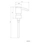 EMCO Dosierpumpe universal, Kunststoff/chrom, für Flüssigseifenspender