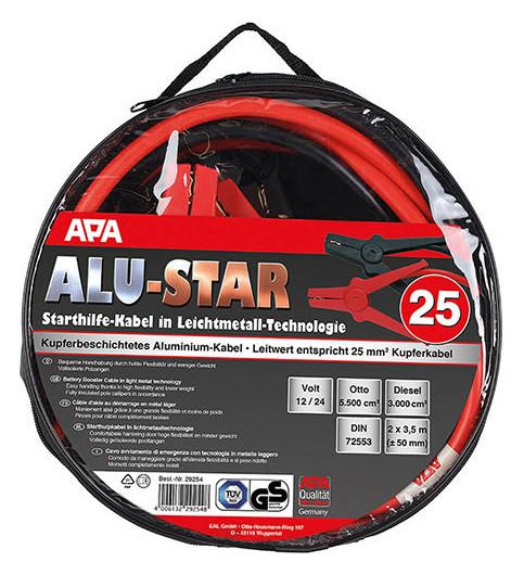 Bild Starthilfekabel Alu-Star Kupfer/Aluminiu m - APA-1