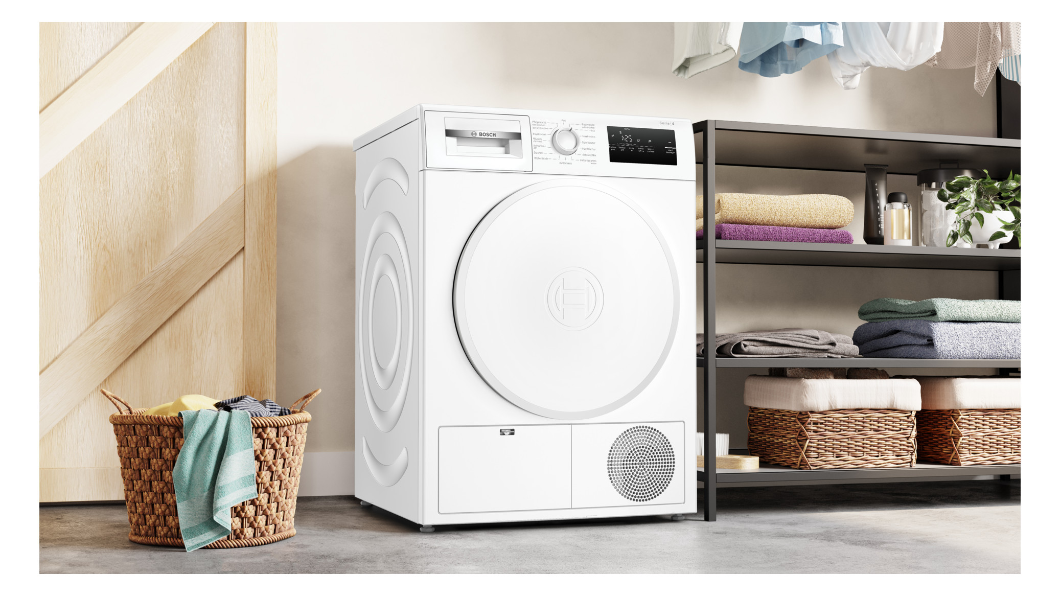 Wärmepumpentrockner E C 8kg ws 65dB re stufenl 138kWh Restzeit