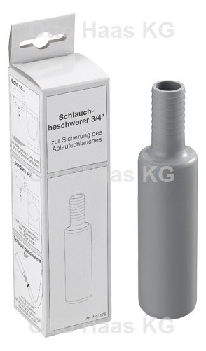 HAAS Schlauchanker Metallkern mit Kunststoffmantel, grau