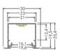 Profil n.Konf ws IP00 100x30x20,4mm nur Konfektionierung Ersatzteil Zubehör